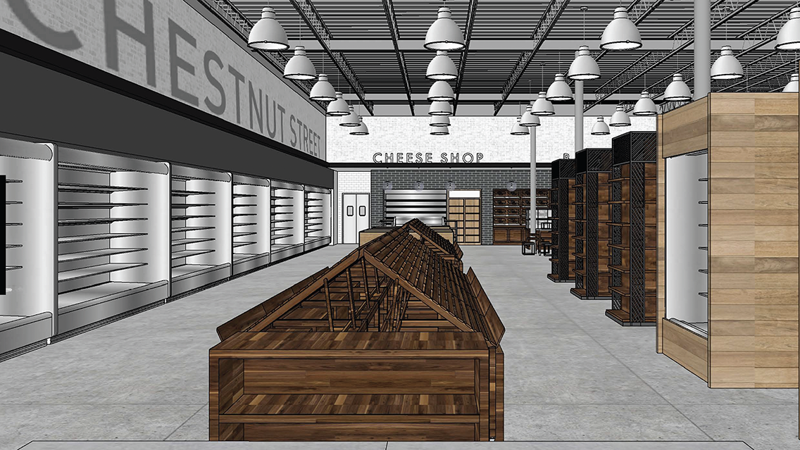 Needham Remodel Cheese Shop