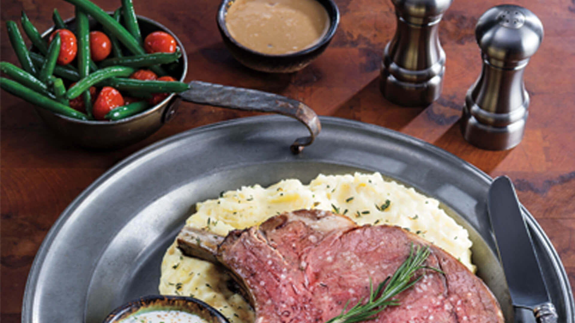 Recipe: Standing Beef Rib Roast with Horseradish Cream & Zip Sauce