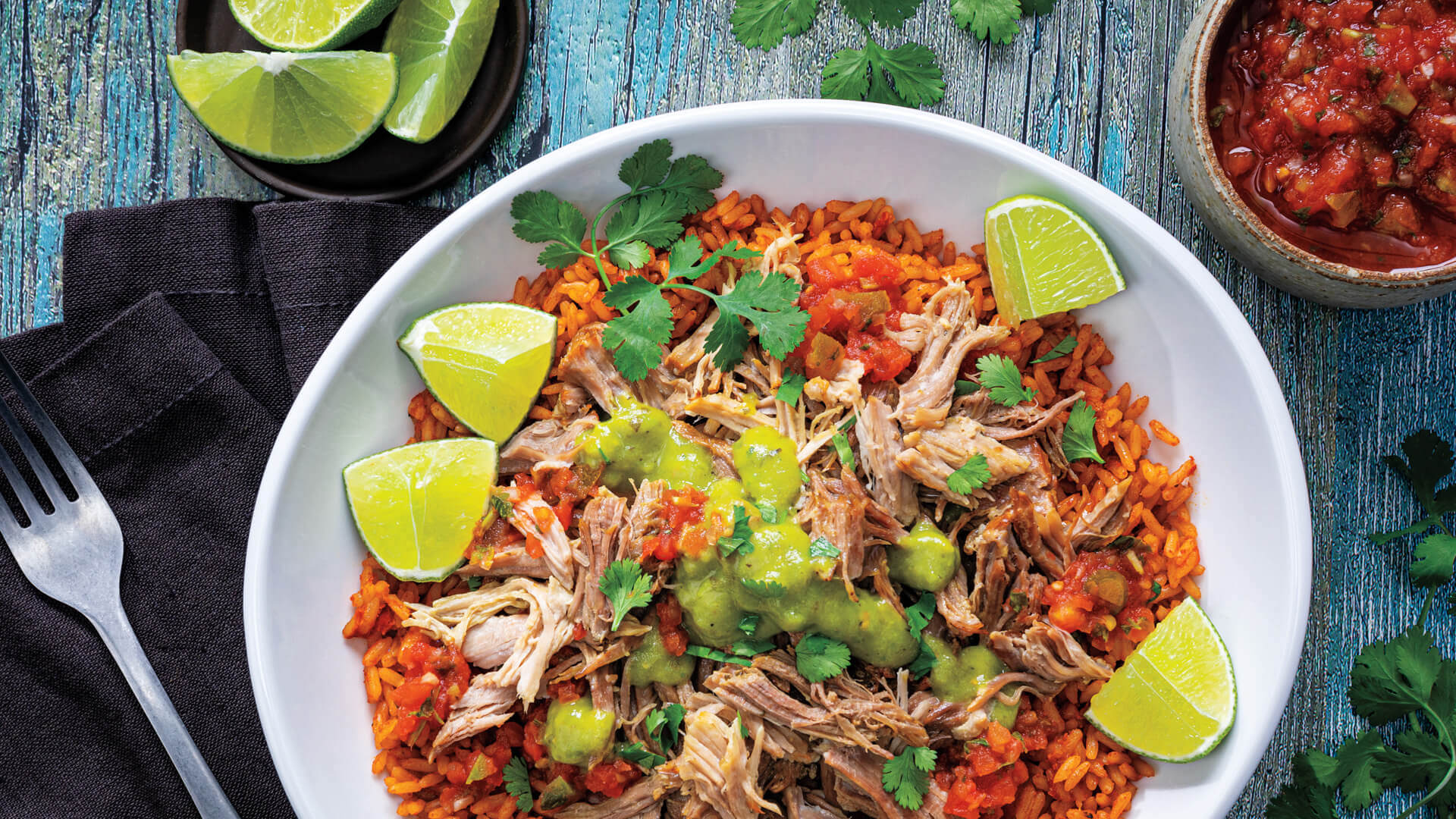 Slow Cooker Southwest Pork Carnitas Rice Bowl Recipe Roche Bros.