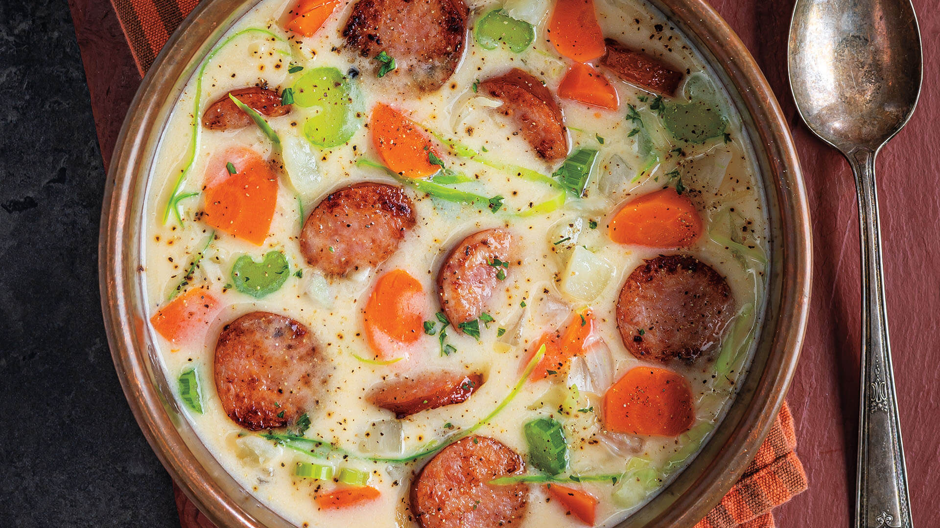 Kielbasa & Potato Soup
