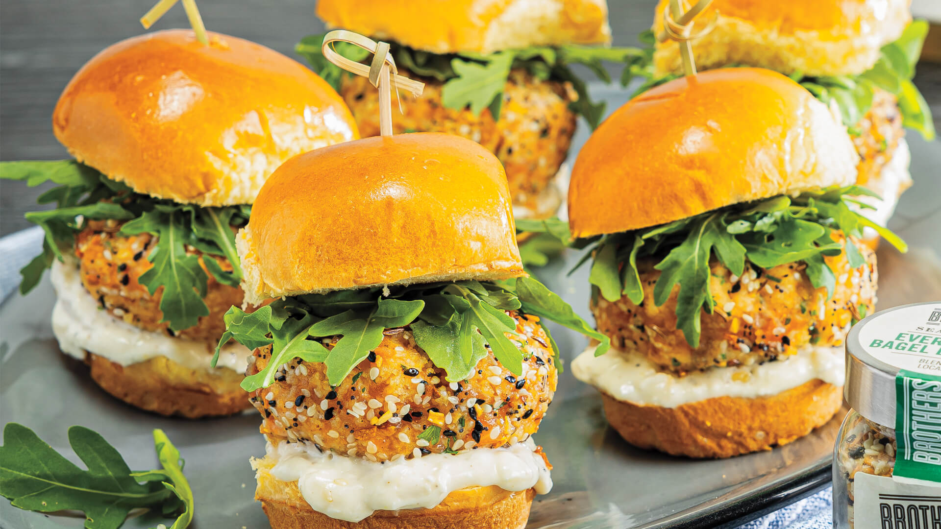 Salmon Sliders