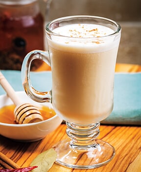 Cardamom-Honey Eggnog Flip
