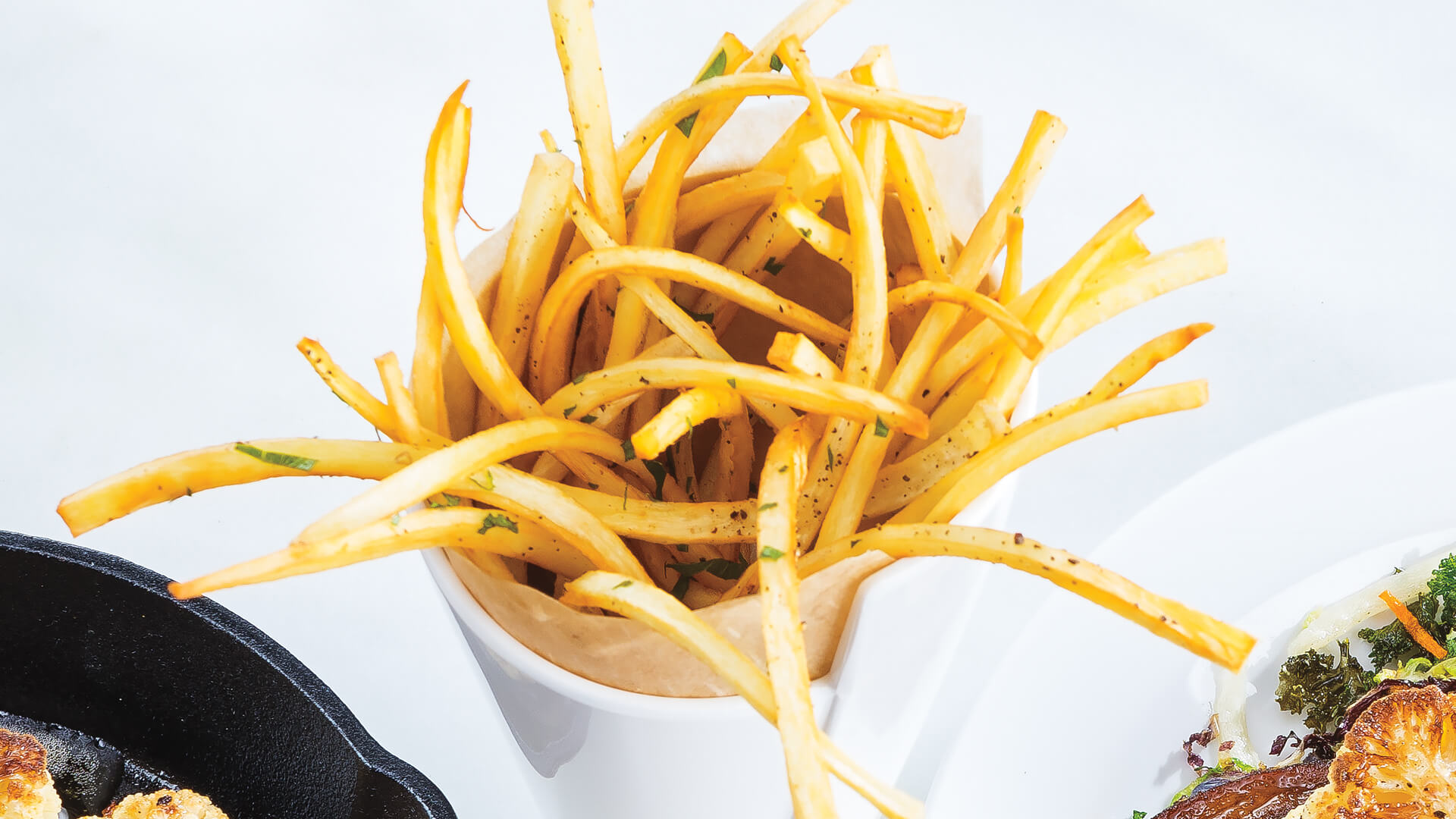 Parsnip Fries with Aioli Dip