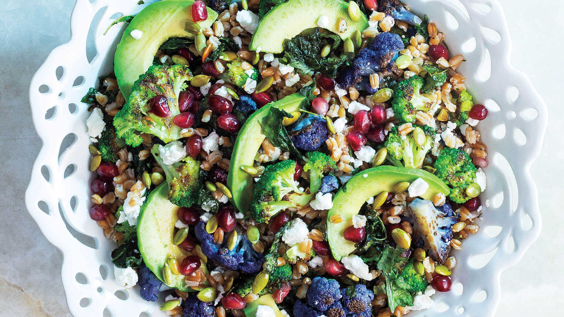 Farro-Vegetable Salad