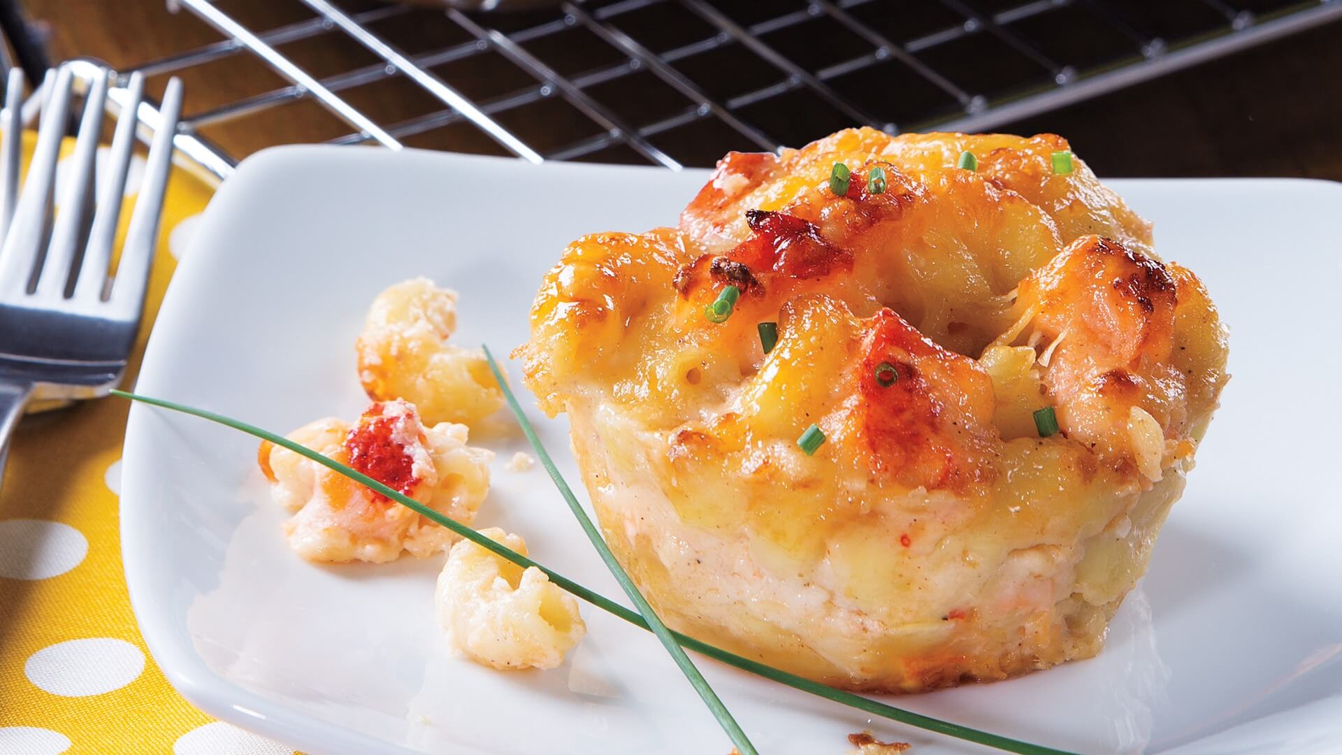 Lobster Mac & Cheese Cups