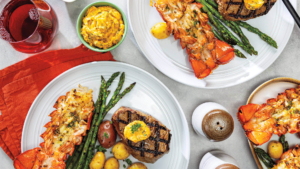Grilled Filet & Lobster Tail with Cajun Butter Recipe Roche Bros.