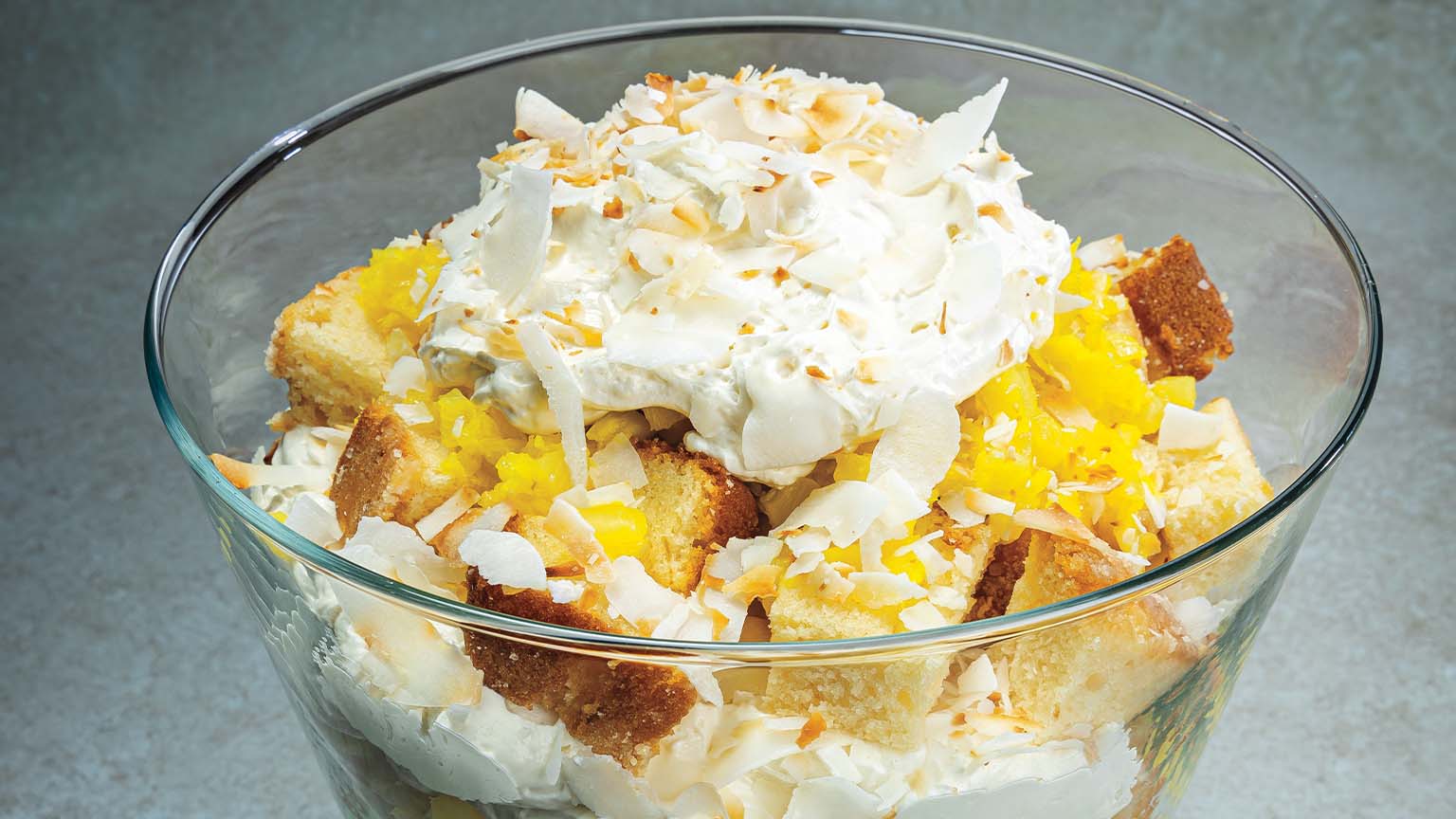 Pineapple-Coconut Cream Trifle