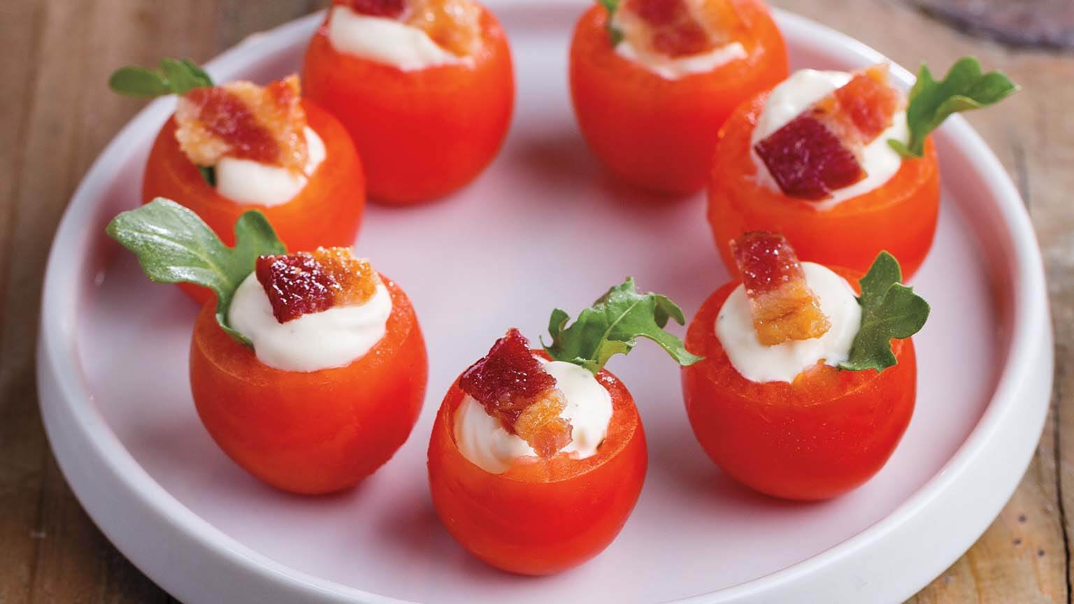 Mini BLT Tomato Cups