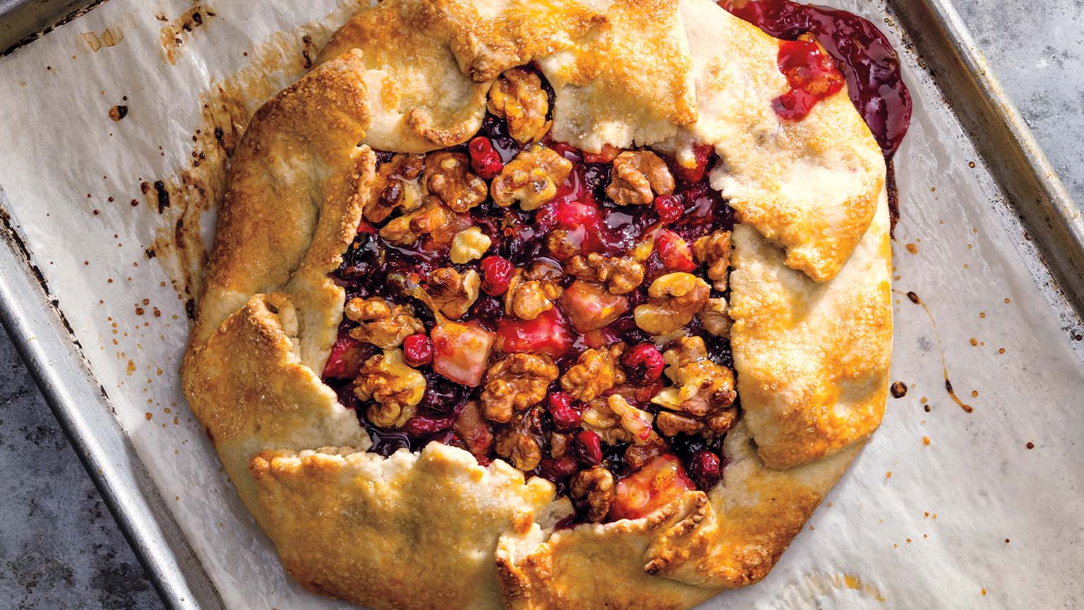 Cranberry-Walnut Croustade