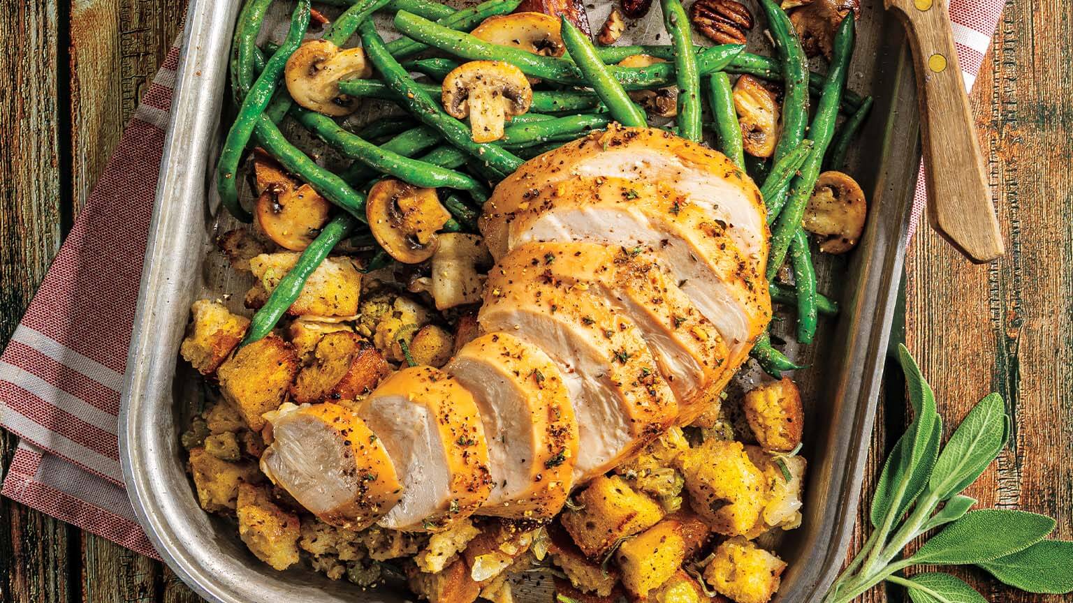 Sheet-Pan Turkey Dinner
